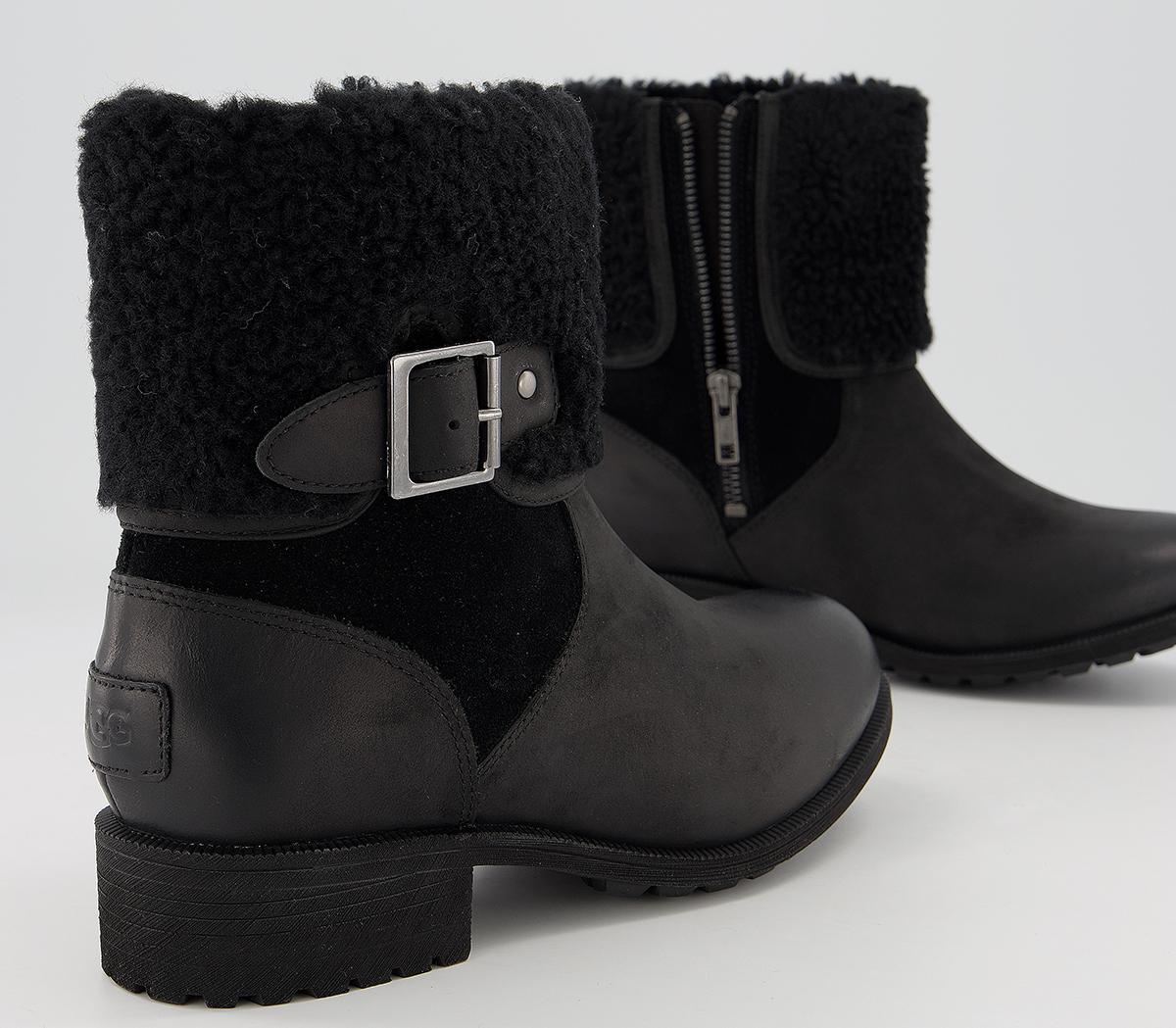UGG Elings Boots Black - Women's Ankle Boots