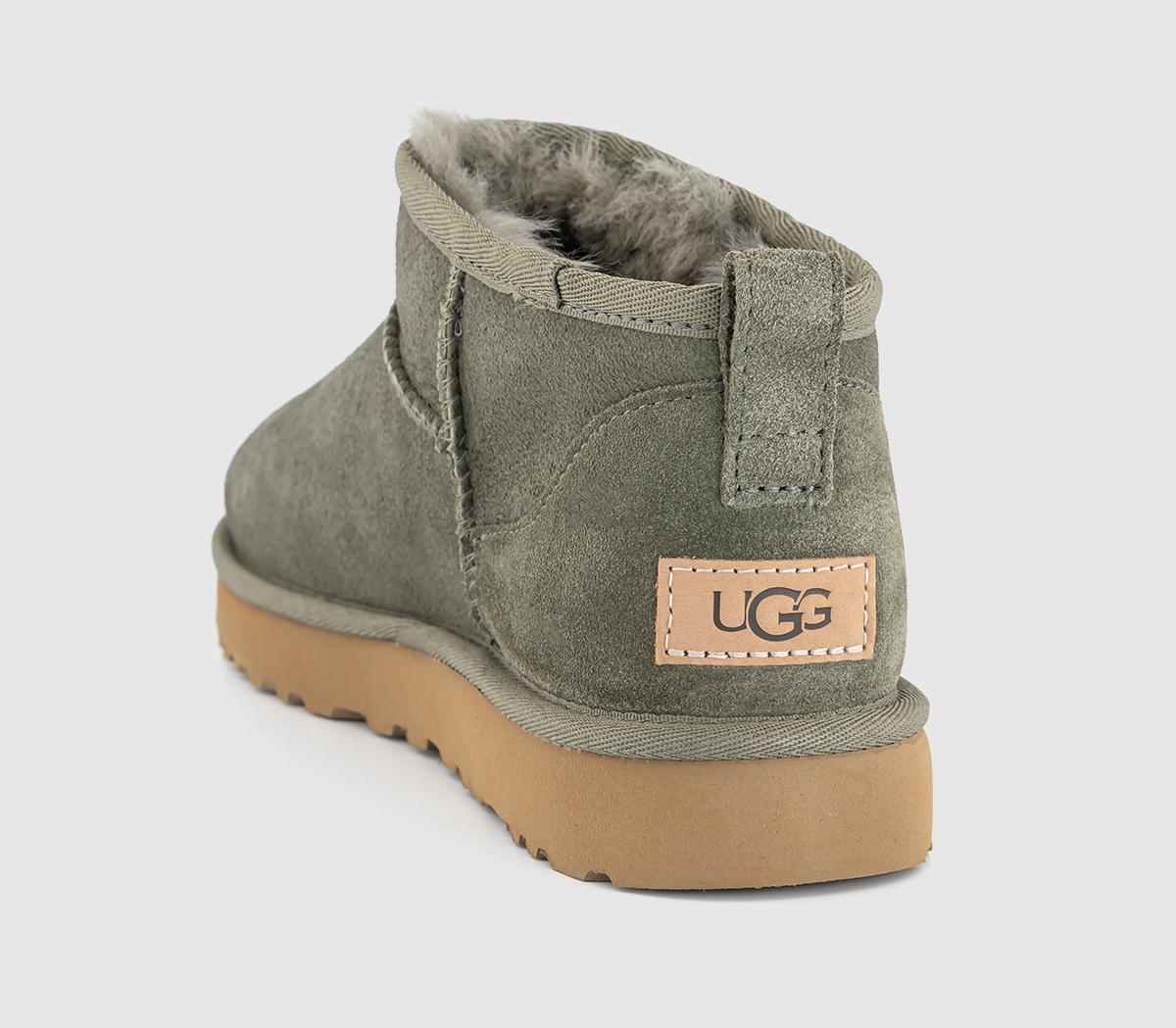 UGGClassic Ultra Mini BootsMoss Green  Amphora