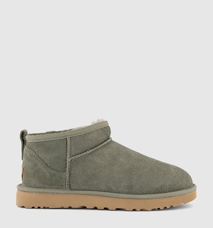 UGG Classic Ultra Mini Boots Moss Green  Amphora