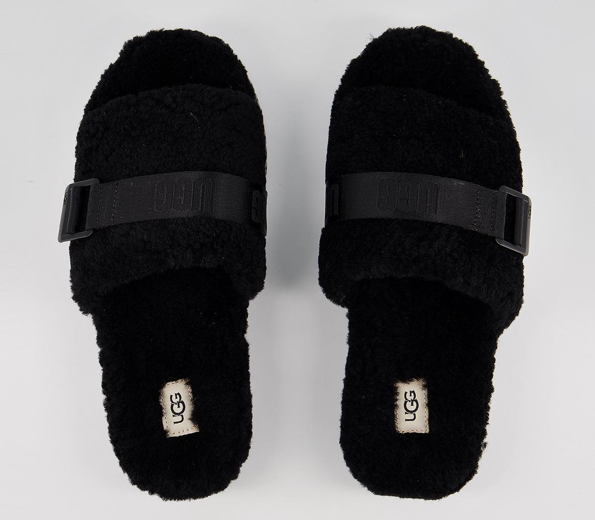 UGGFlufitta SlippersBlack