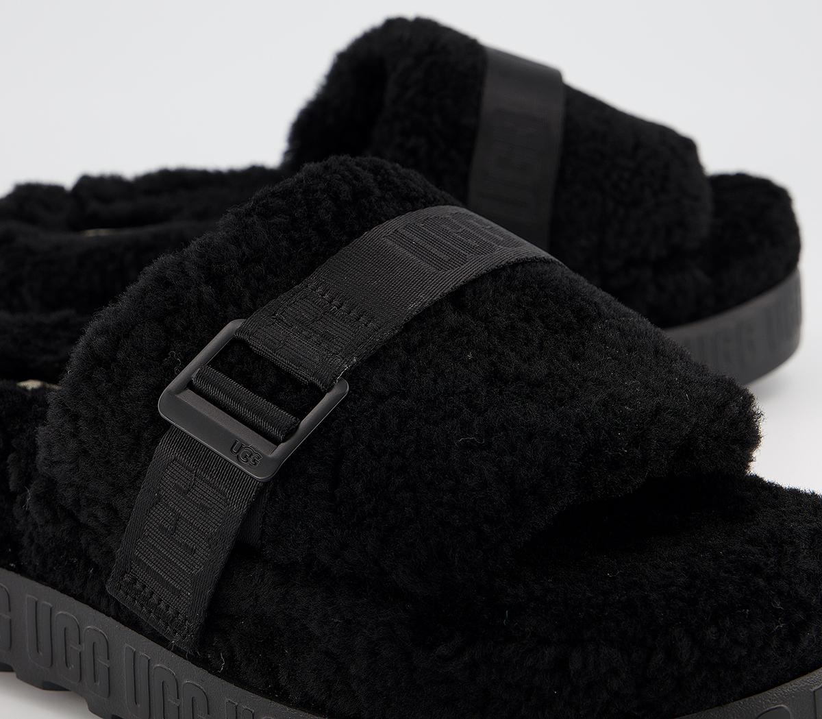 UGGFlufitta SlippersBlack