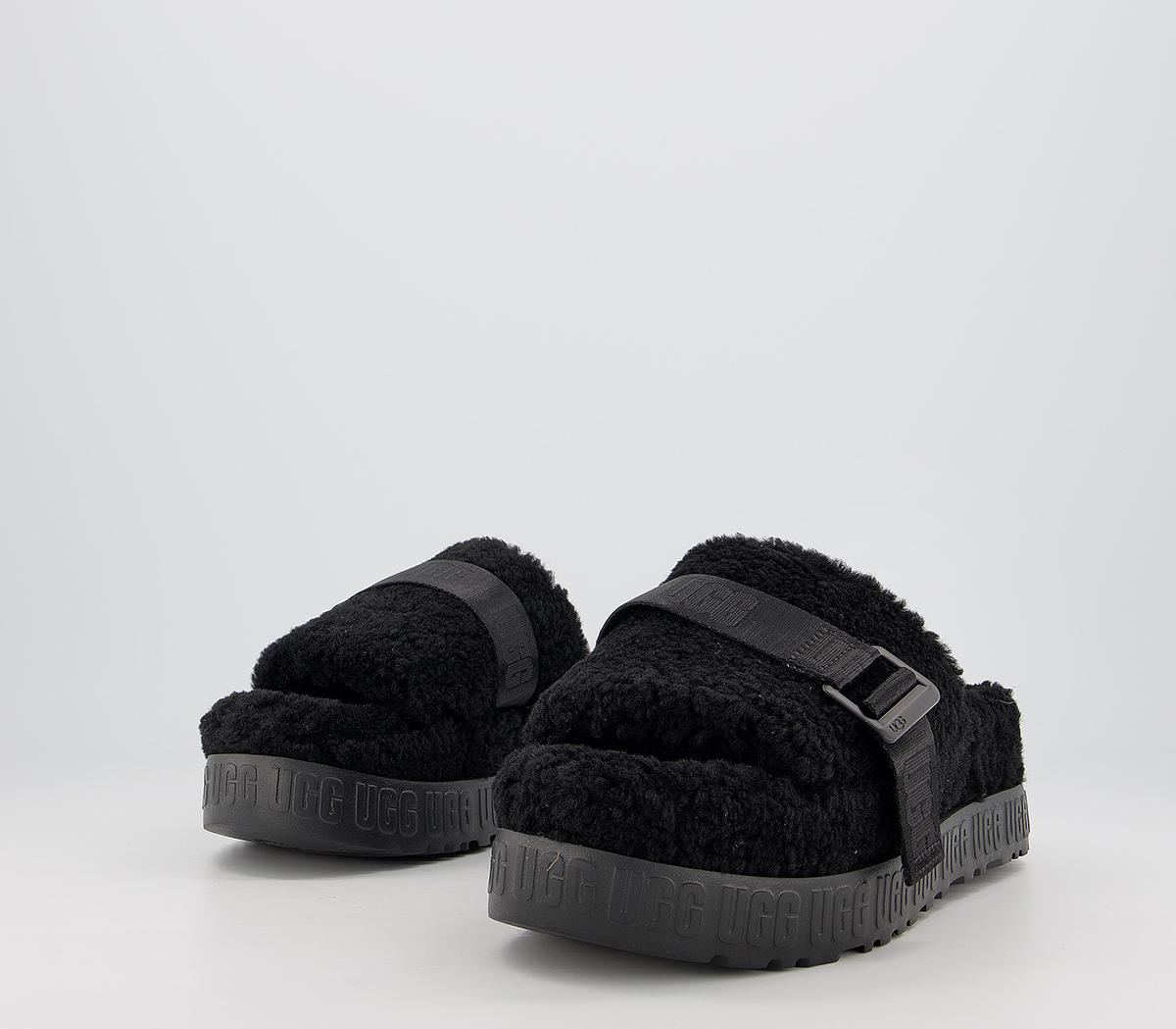UGGFlufitta SlippersBlack