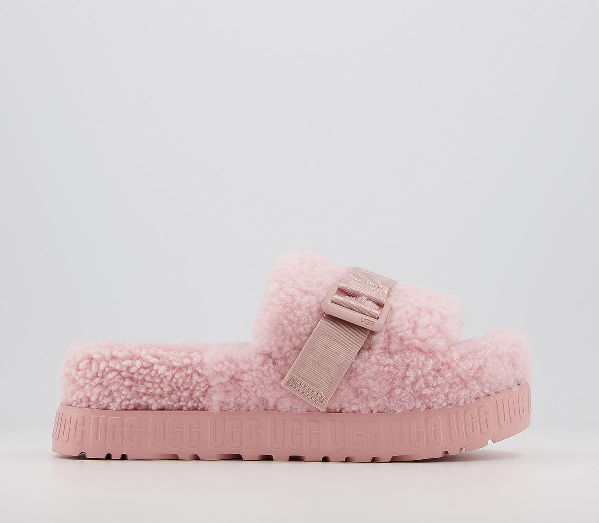 pink ugg open toe slippers