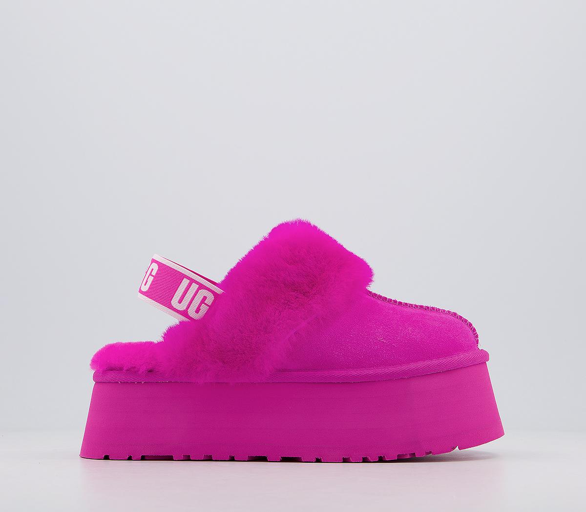 UGG Funkette Slippers Rock Rose Flat Shoes for Women