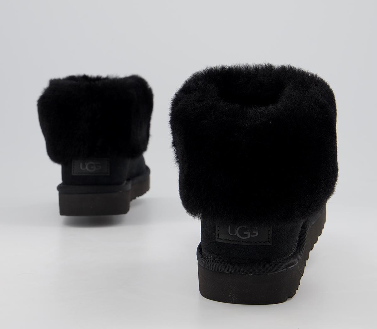 UGGClassic Mini Fluff BootsBlack