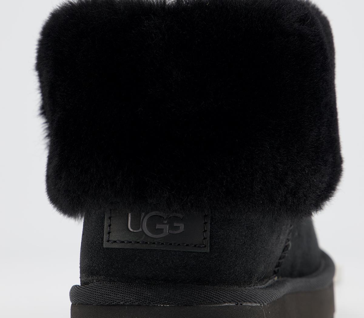 UGGClassic Mini Fluff BootsBlack