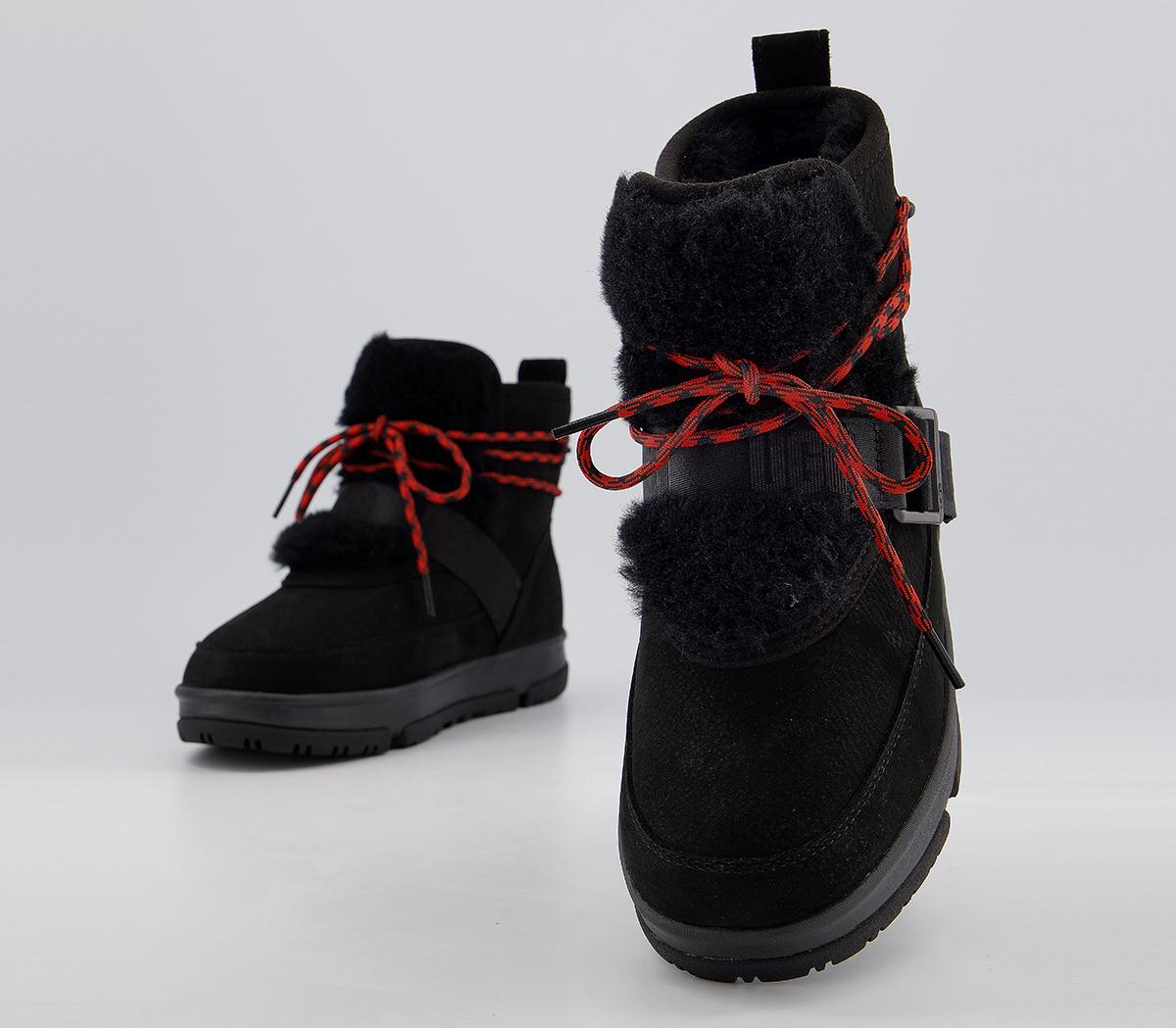 UGG Classic Weather Hiker Boots Black - Women's Ankle Boots