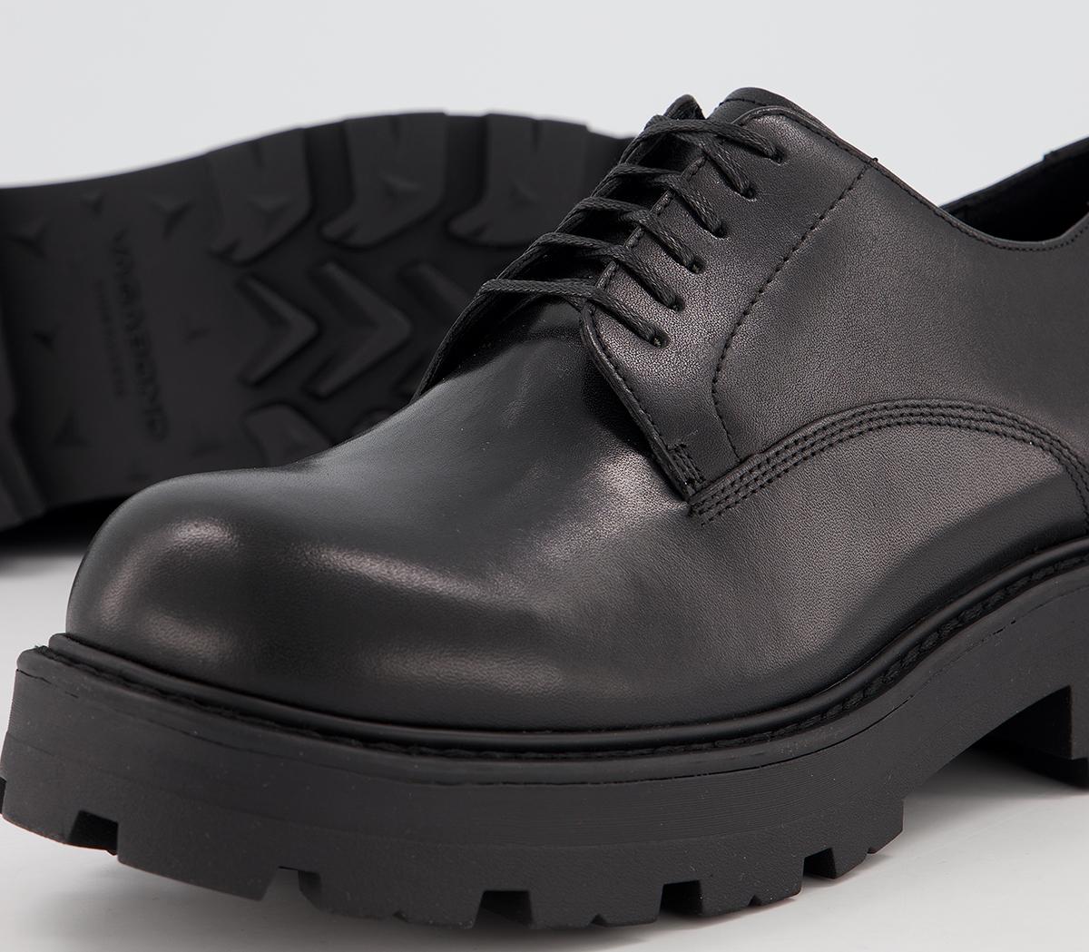 Vagabond Shoemakers Cosmo 2.0 Shoe Black Matt Flat Shoes for Women