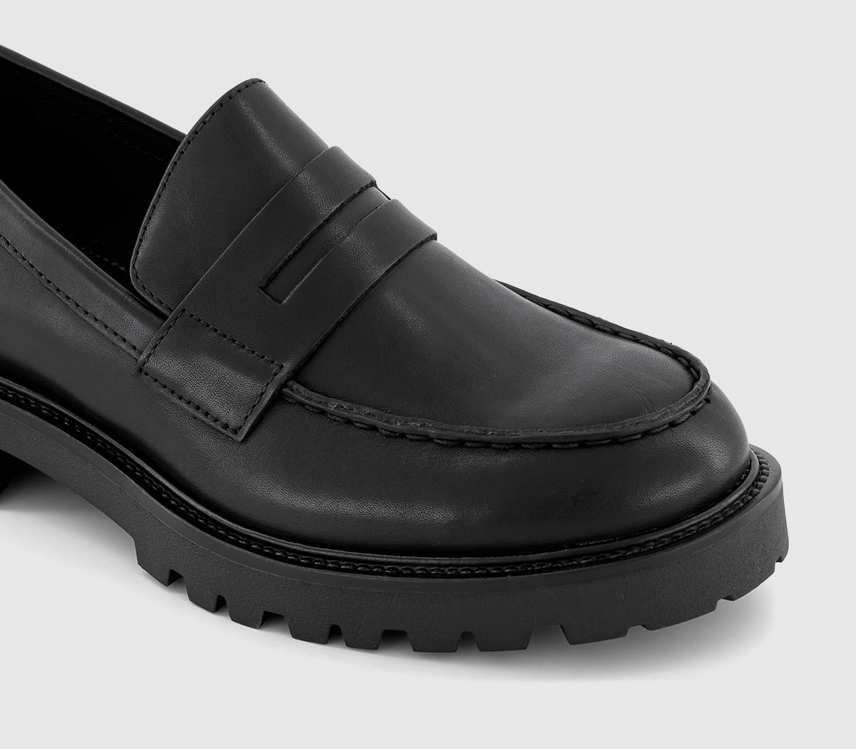 Vagabond Shoemakers Kenova Loafers Black Leather - Flat Shoes for Women