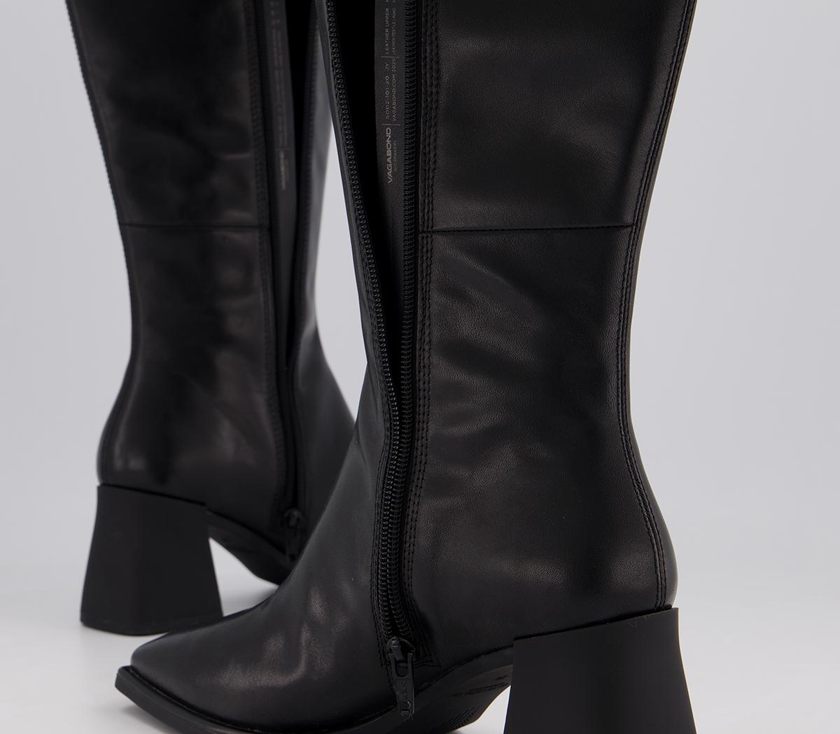 Vagabond Shoemakers Hedda Tall Boots Black - Ankle Boots