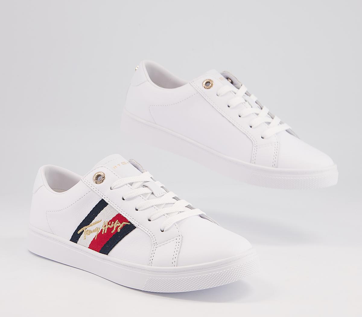 Tommy HilfigerSignature Cupsole SneakersWhite