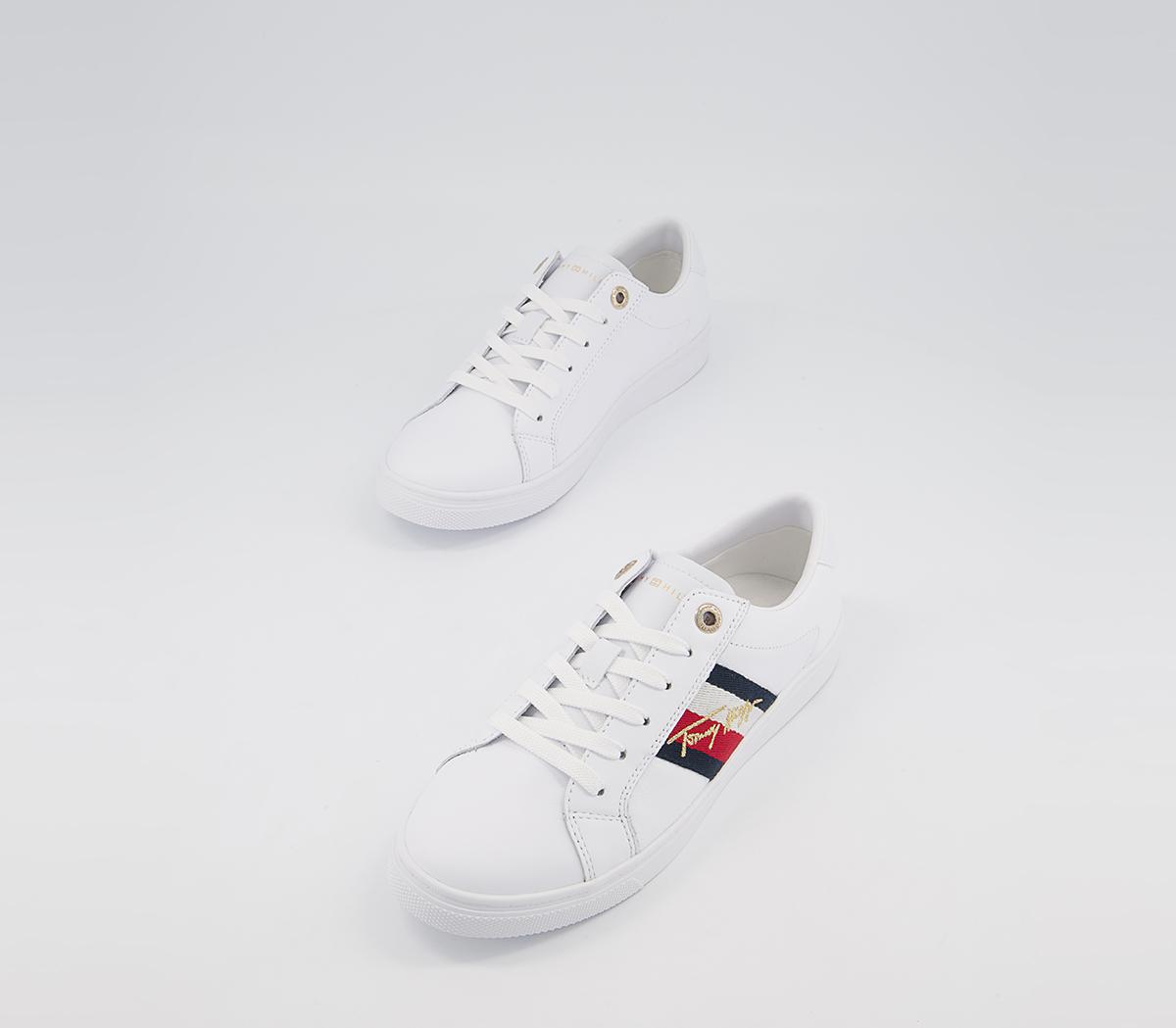 Tommy HilfigerSignature Cupsole SneakersWhite