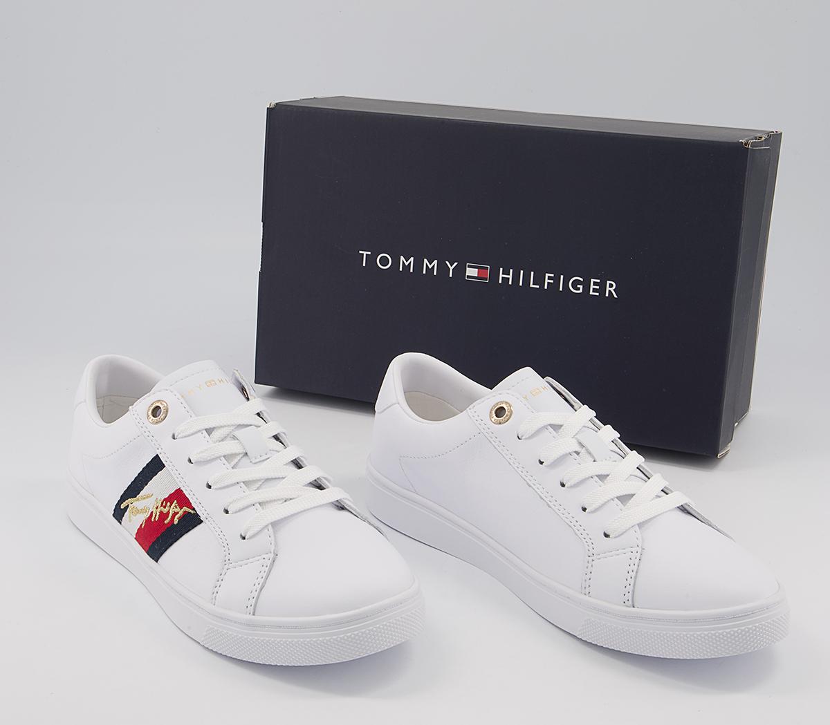 Tommy HilfigerSignature Cupsole SneakersWhite