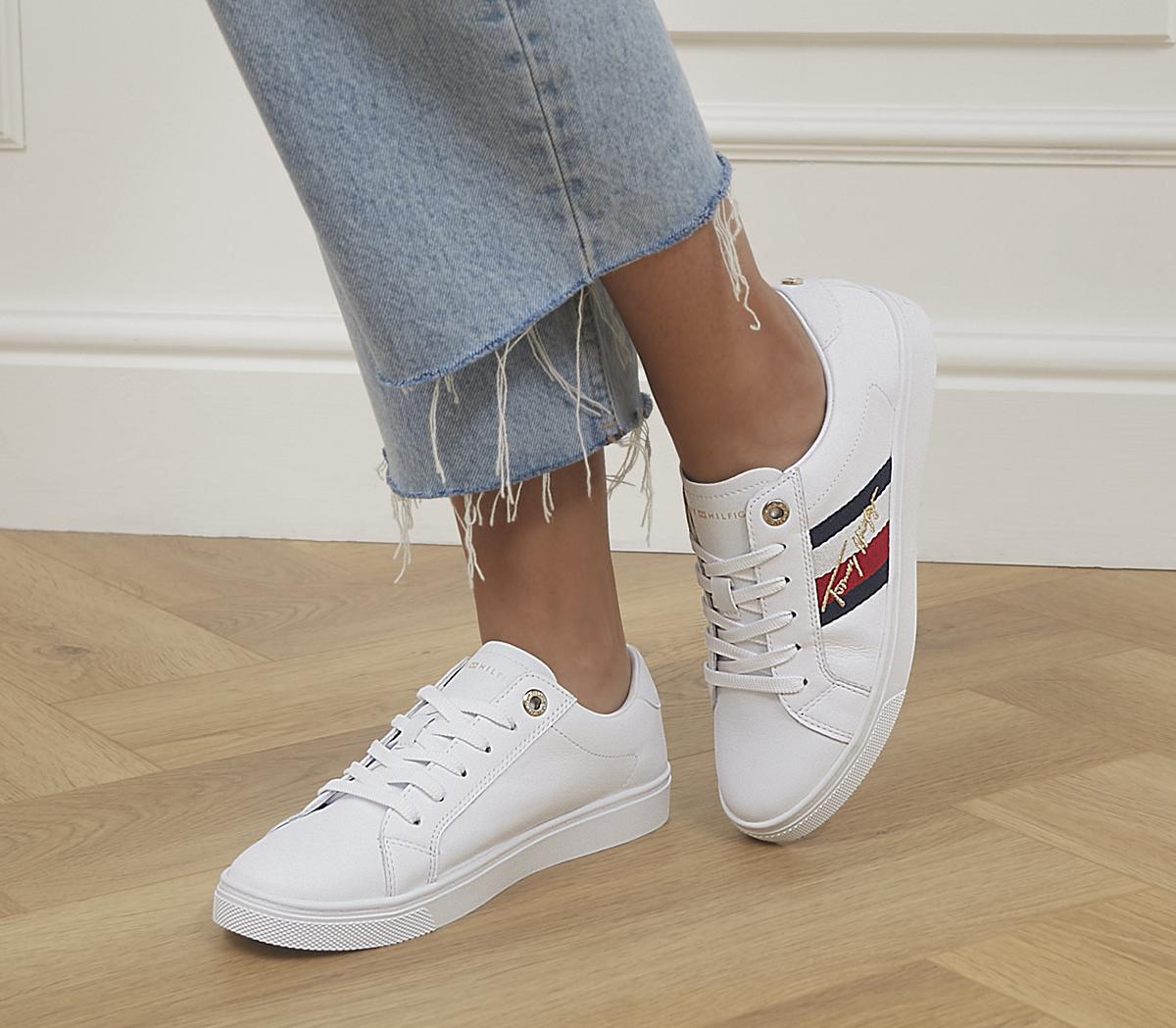 Tommy HilfigerSignature Cupsole SneakersWhite