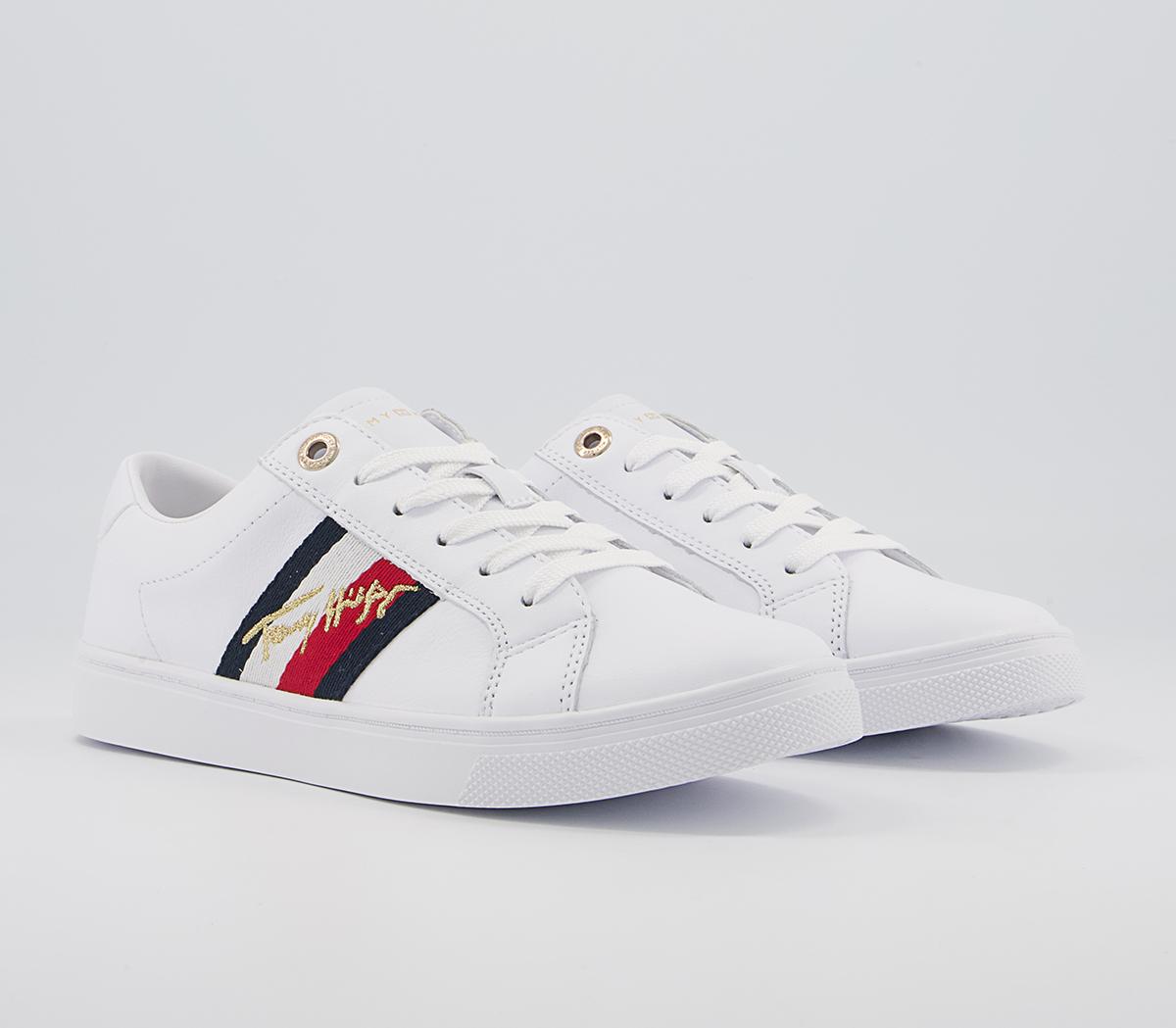 Tommy HilfigerSignature Cupsole SneakersWhite