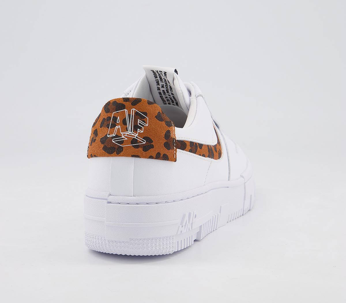 air force 1 pixel trainers white leopard