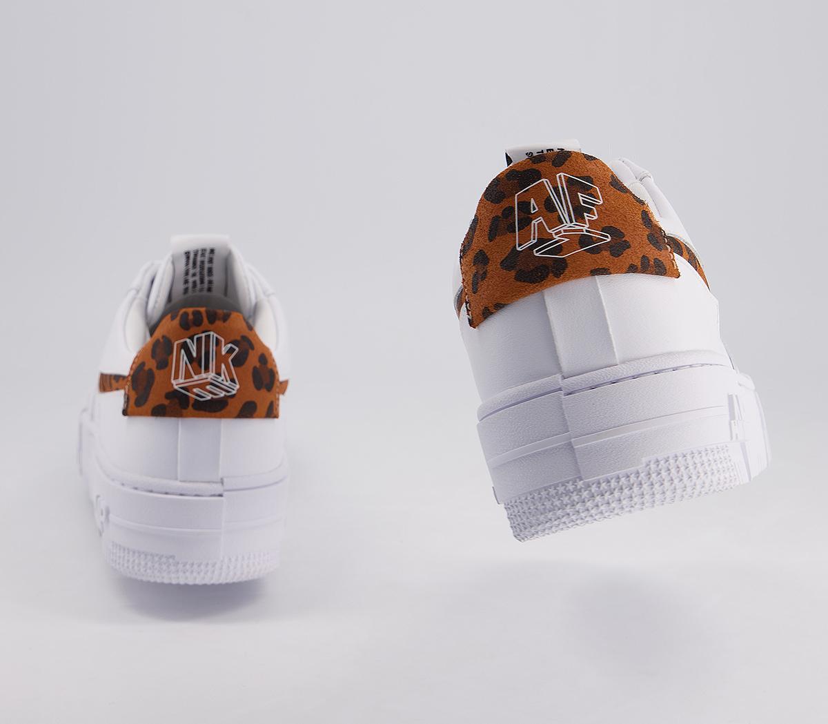air force 1 pixel trainerswhite leopard