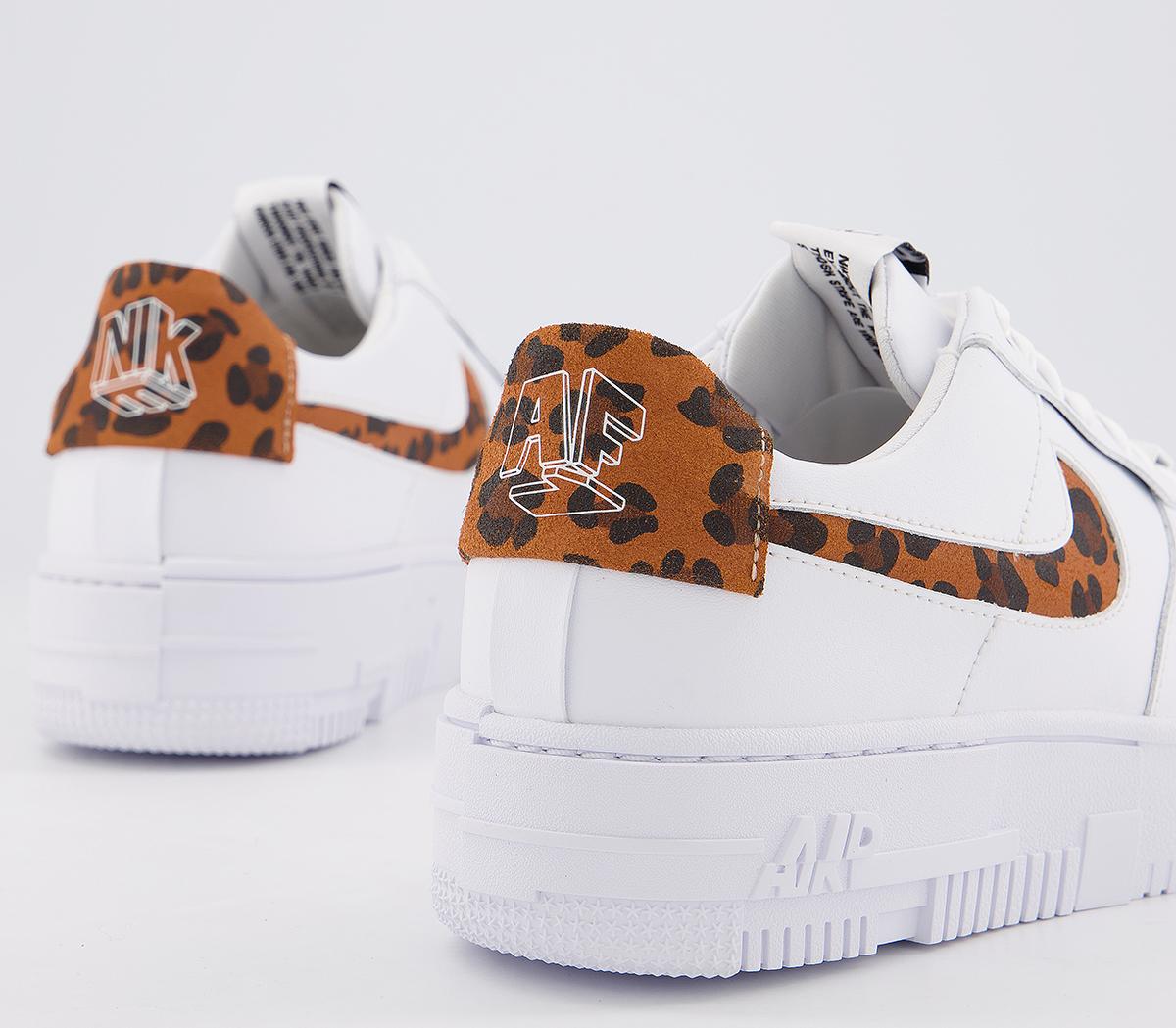 air force 1 pixel trainerswhite leopard