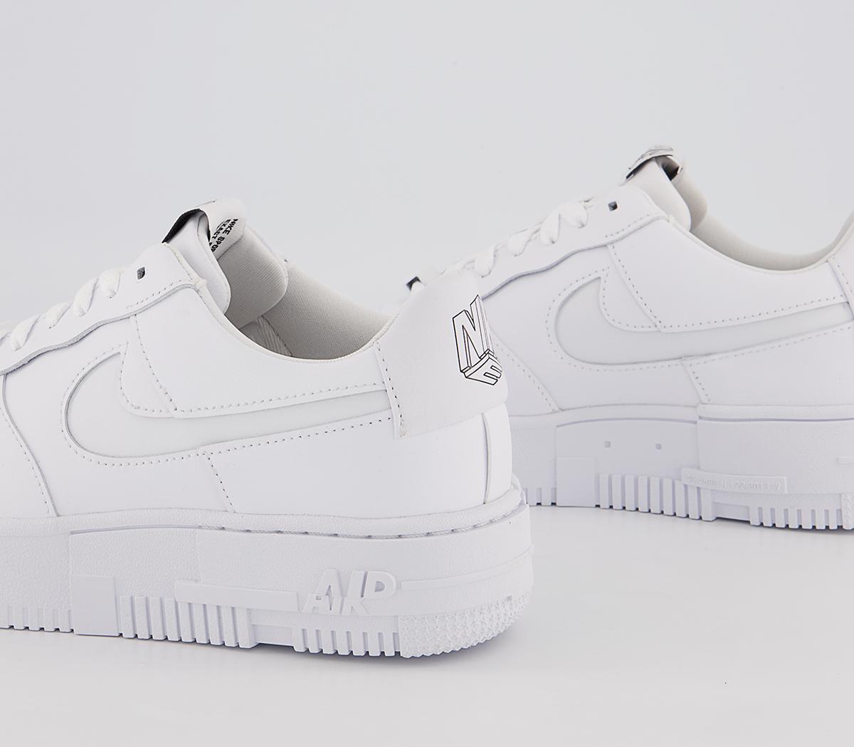 Nike Air Force 1 Pixel Trainers Nike Air Force 1 Pixel Trainers White White Black Sail
