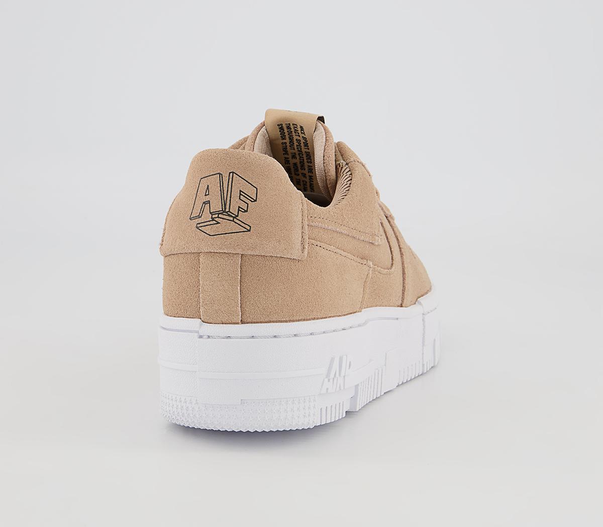 Nike Air Force 1 Pixel Trainers Nike Air Force 1 Pixel Trainers Hemp Hemp White