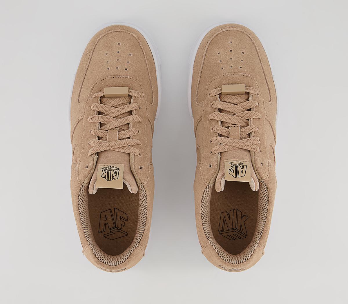 Nike Air Force 1 Pixel Trainers Nike Air Force 1 Pixel Trainers Hemp Hemp White