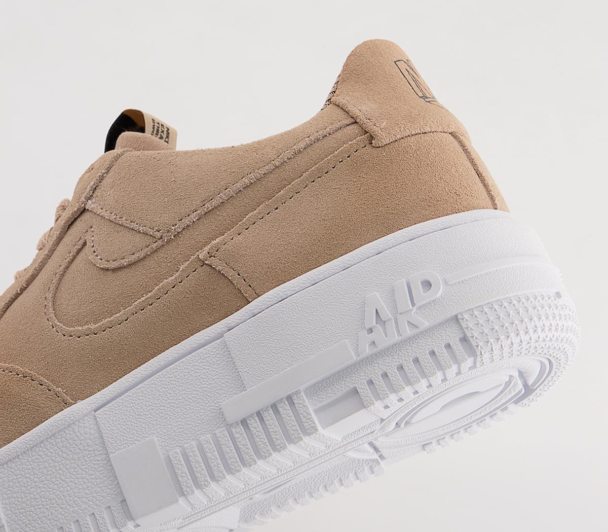 Nike Air Force 1 Pixel Trainers Nike Air Force 1 Pixel Trainers Hemp Hemp White