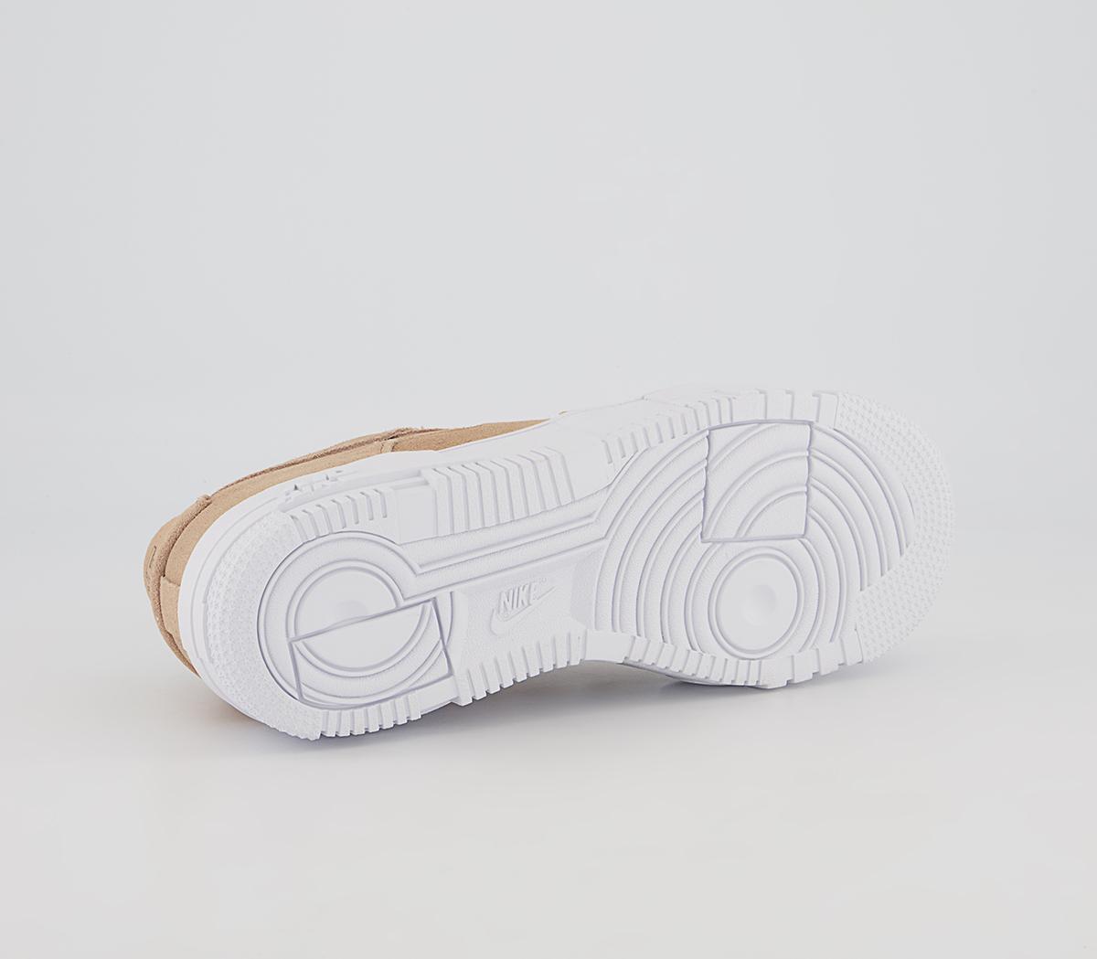 Nike Air Force 1 Pixel Trainers Nike Air Force 1 Pixel Trainers Hemp Hemp White