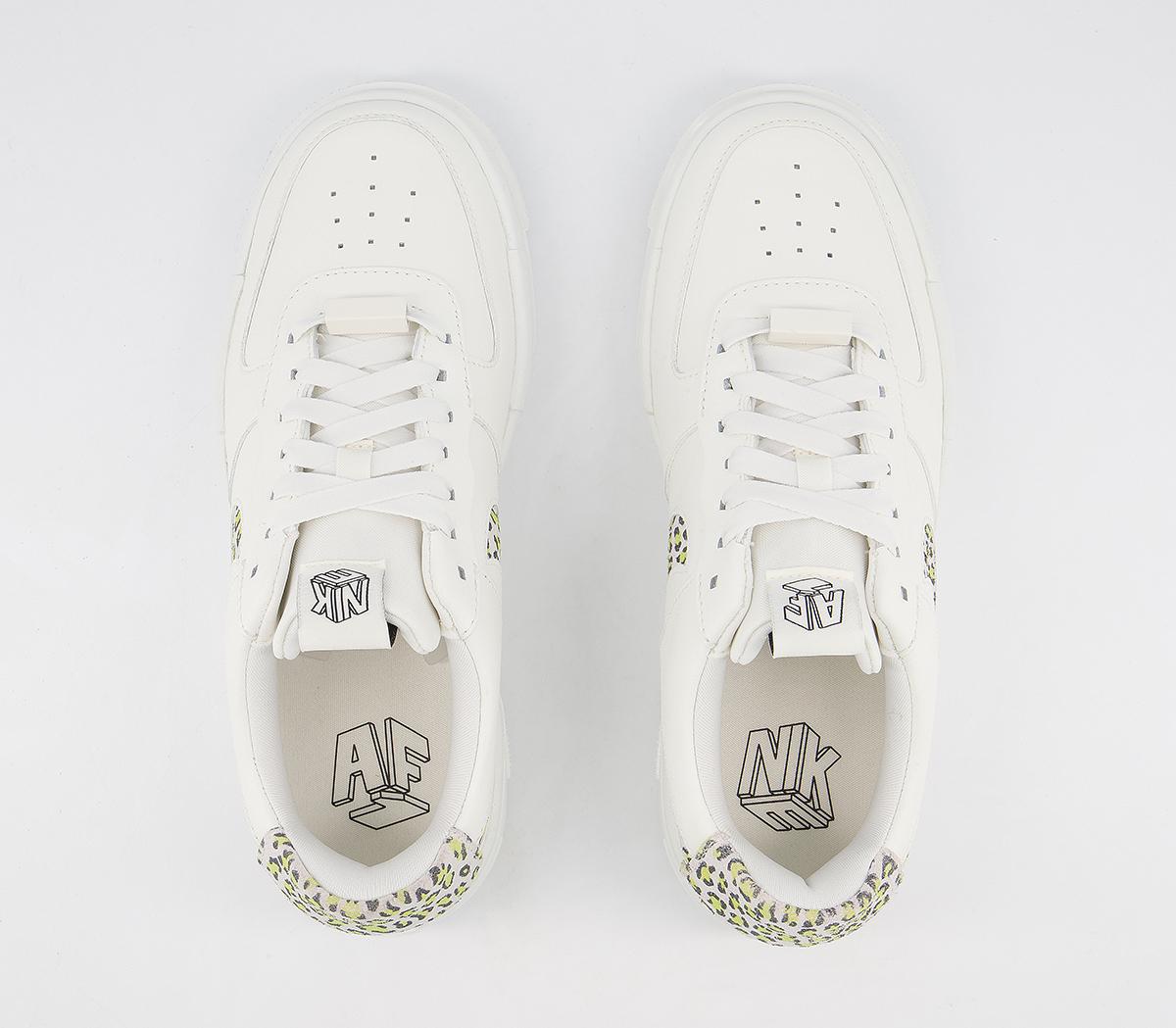 Nike Air Force 1 Pixel Trainers Nike Air Force 1 Pixel Trainers Sail Sail Lt Lemon Twist Animal