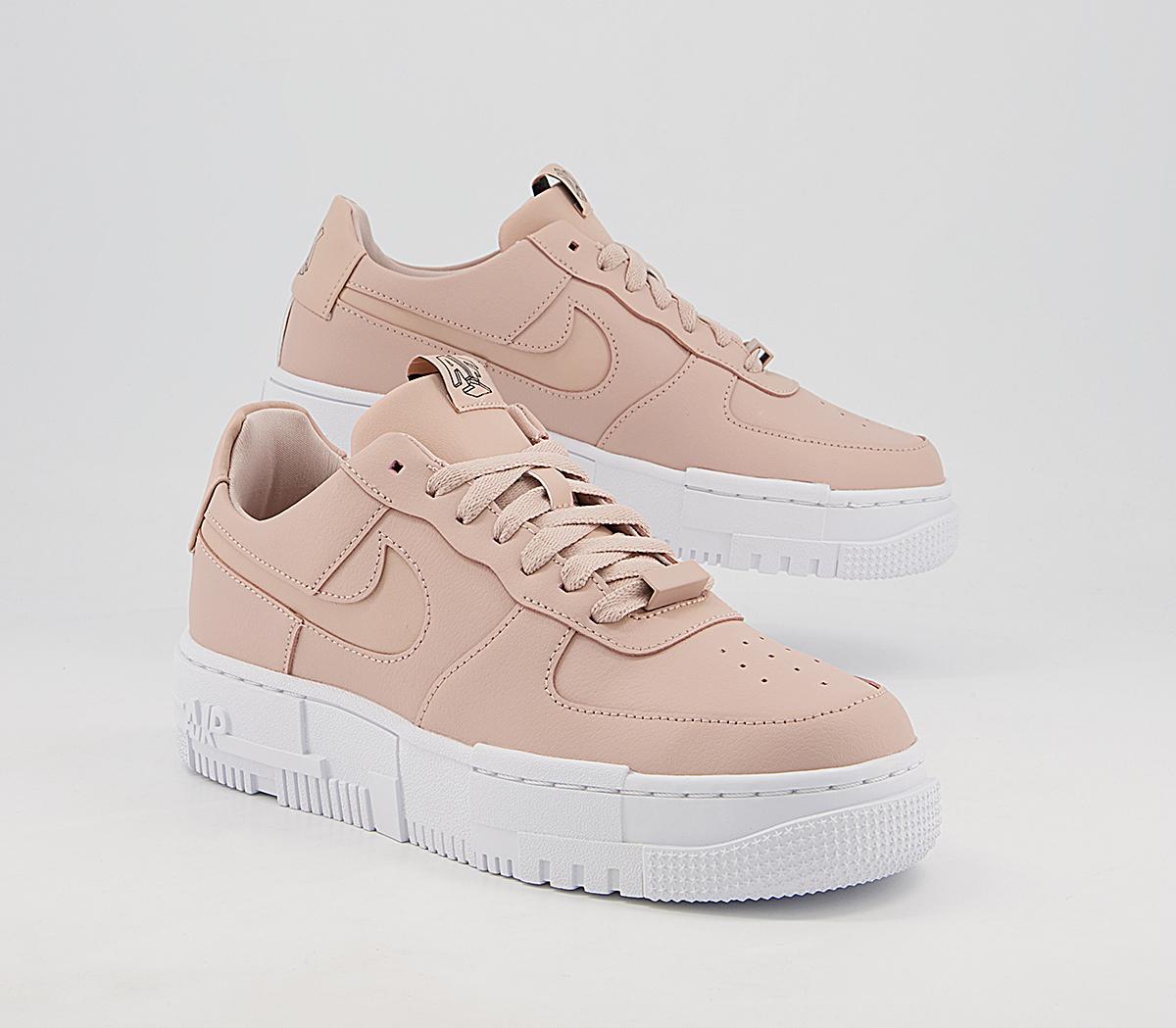 Nike Air Force 1 Pixel Trainers Nike Air Force 1 Pixel Trainers Particle Beige Particle Beige Black