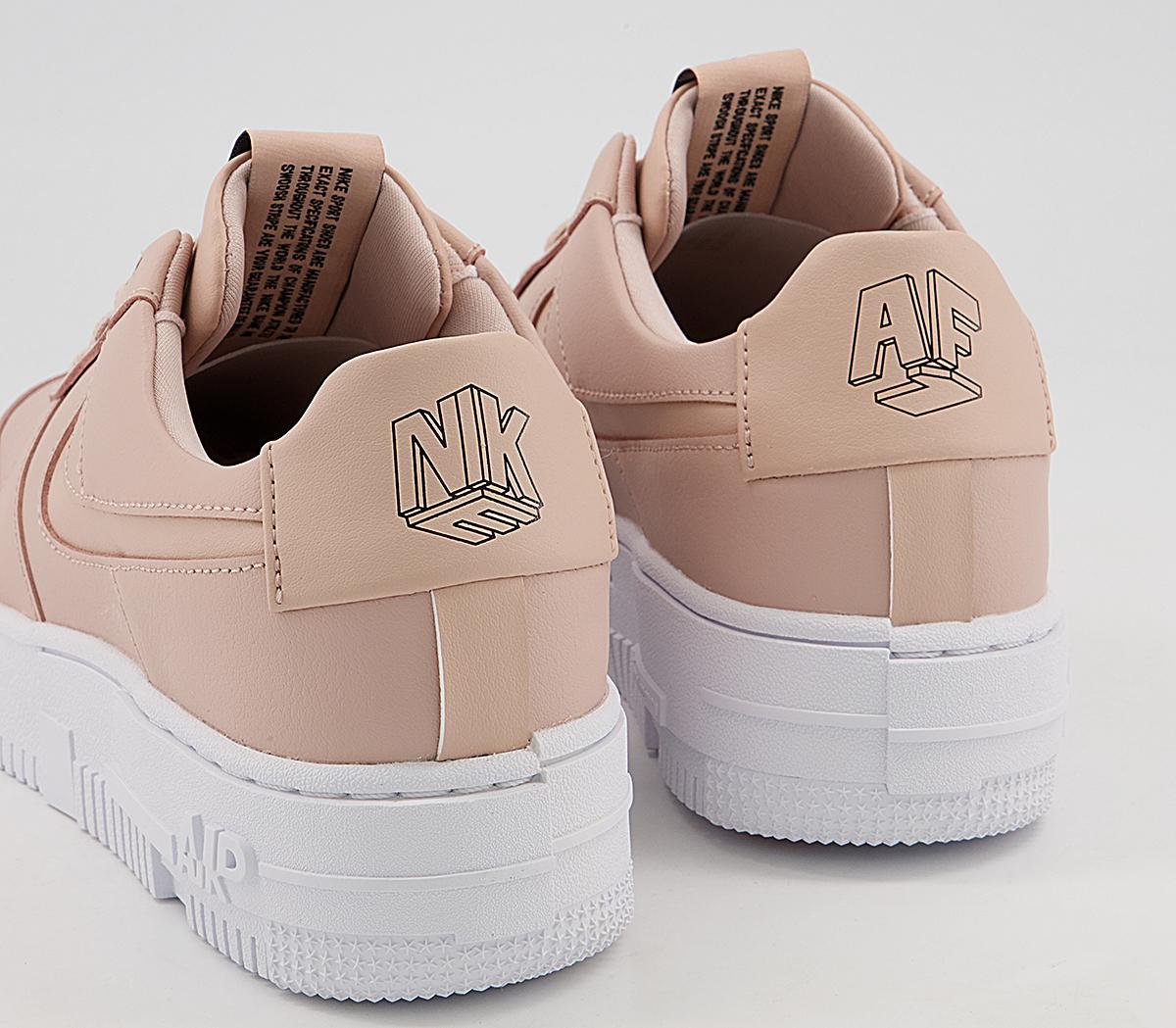 Nike Air Force 1 Pixel Trainers Nike Air Force 1 Pixel Trainers Particle Beige Particle Beige Black