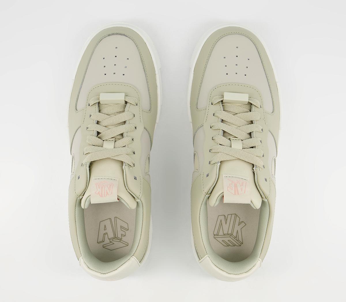 Nike Air Force 1 Pixel Trainers Nike Air Force 1 Pixel Trainers Stone Bone Summit White Pale Coral Summit White
