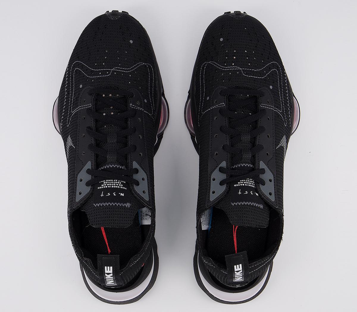 Nike Air Zoom Type Trainers Black Dark Grey Bright Crimson White - Same Day Delivery
