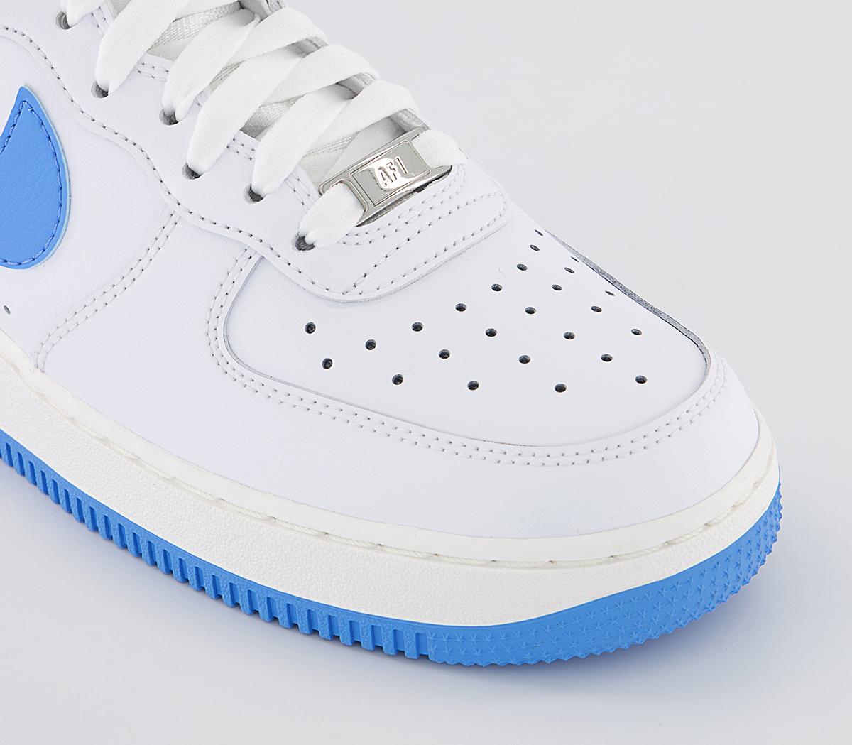 Nike Air Force 1 High Trainers Nike Air Force 1 High Trainers White University Blue Sail