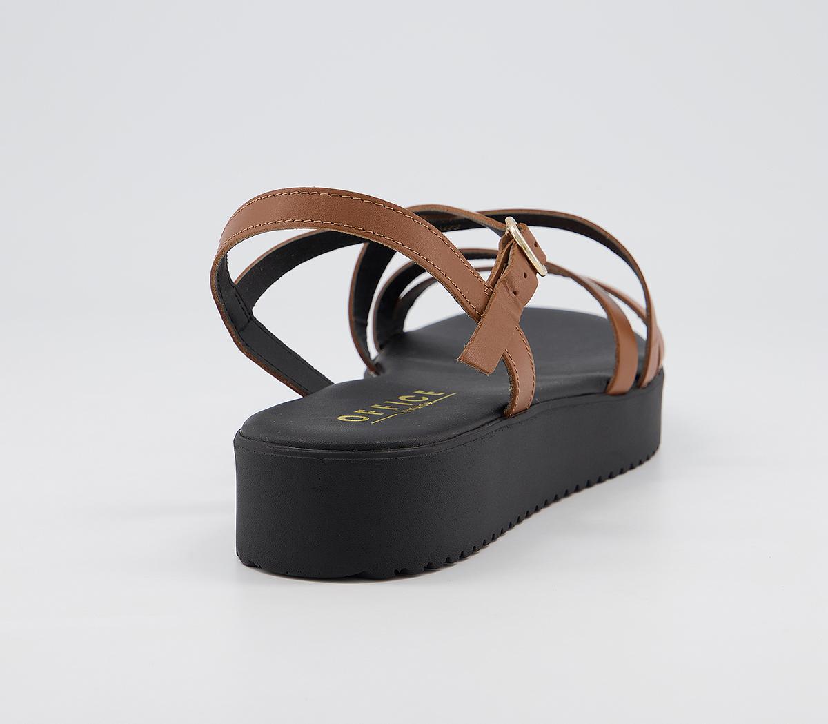 OFFICE Sasha Sandals Tan Leather Women’s Leather Sandals