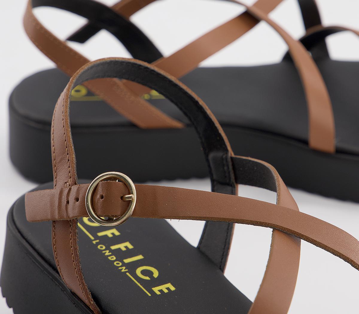 OFFICE Sasha Sandals Tan Leather Women’s Leather Sandals