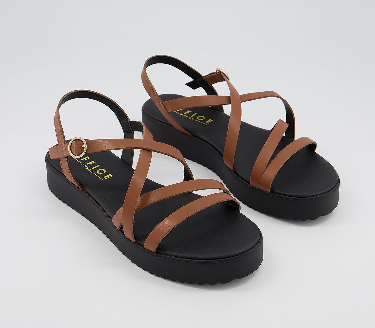 OFFICE Sasha Sandals Tan Leather Women’s Leather Sandals