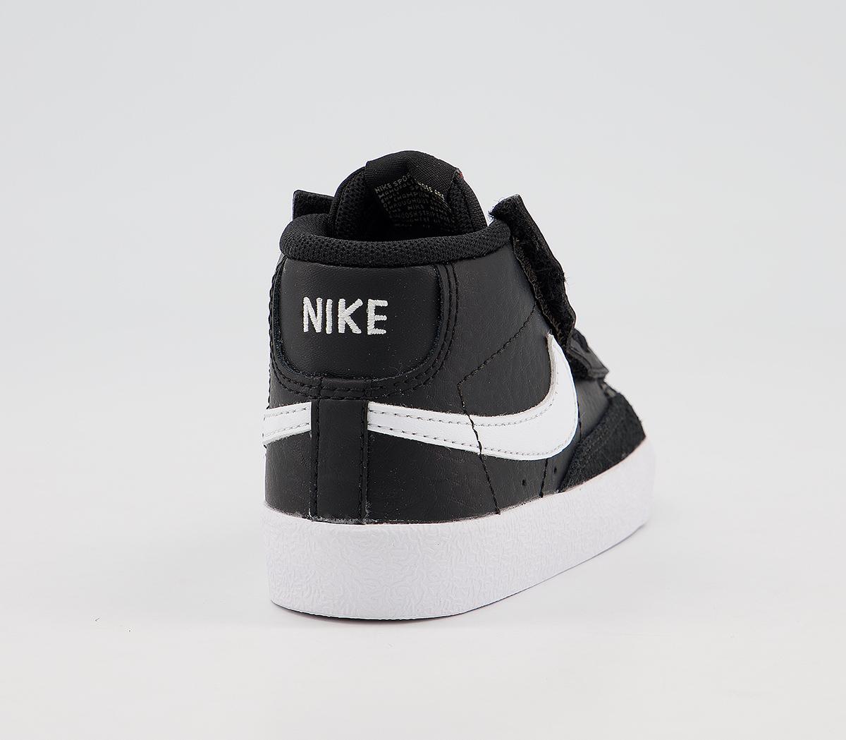 Nike Blazer Mid '77 Infant Trainers Nike Blazer Mid '77 Infant Trainers Black Sail White Total Orange