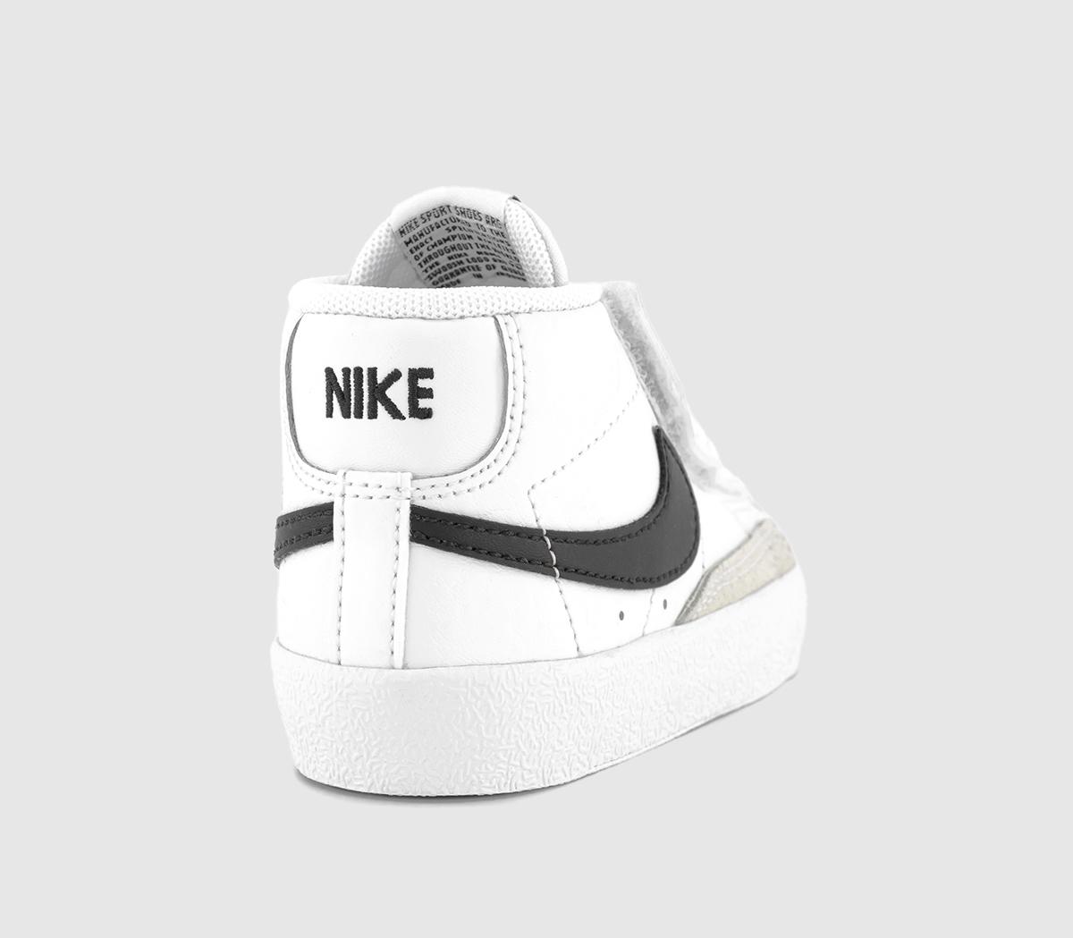 Nike Blazer Mid '77 Infant Trainers Nike Blazer Mid '77 Infant Trainers White Black Total Orange