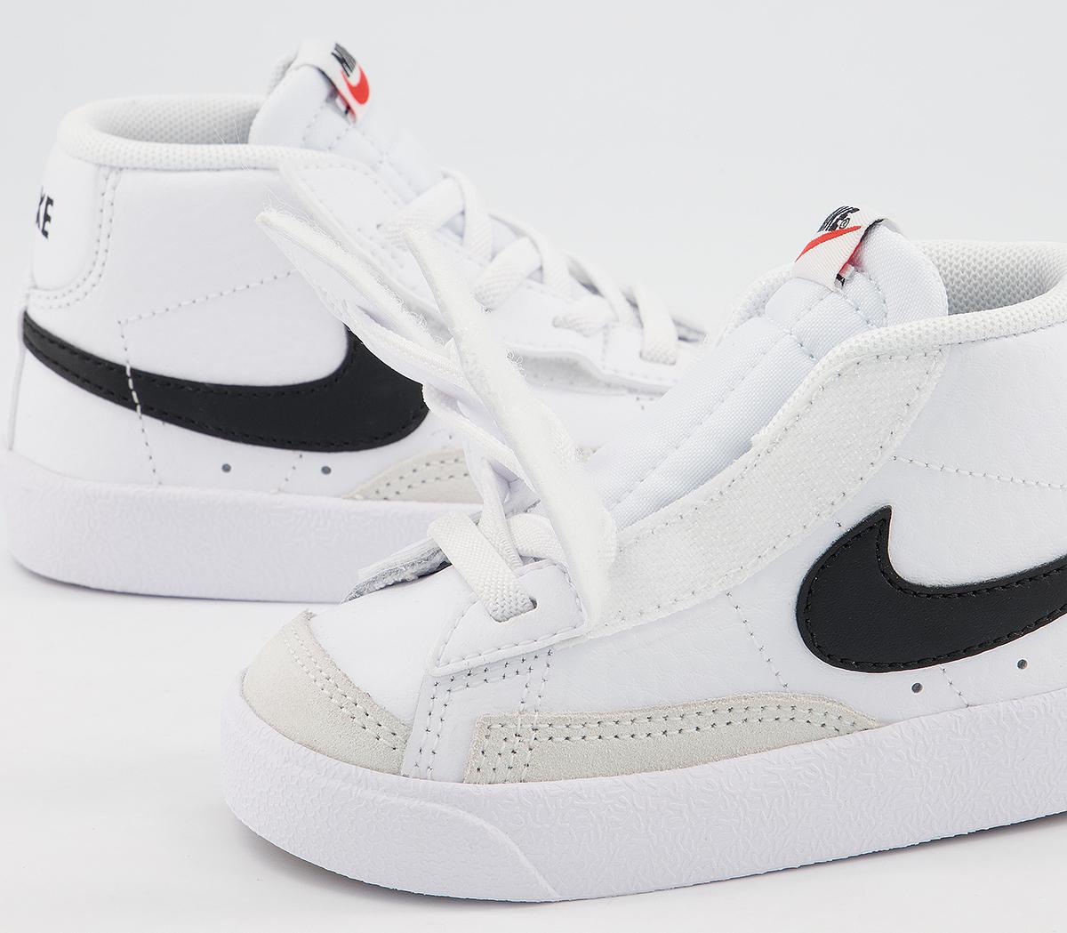 Nike Blazer Mid '77 Infant Trainers Nike Blazer Mid '77 Infant Trainers White Black Total Orange