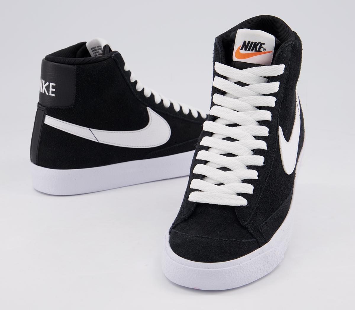 Nike Blazer Mid '77 Gs Nike Blazer Mid '77 Gs Black White Suede