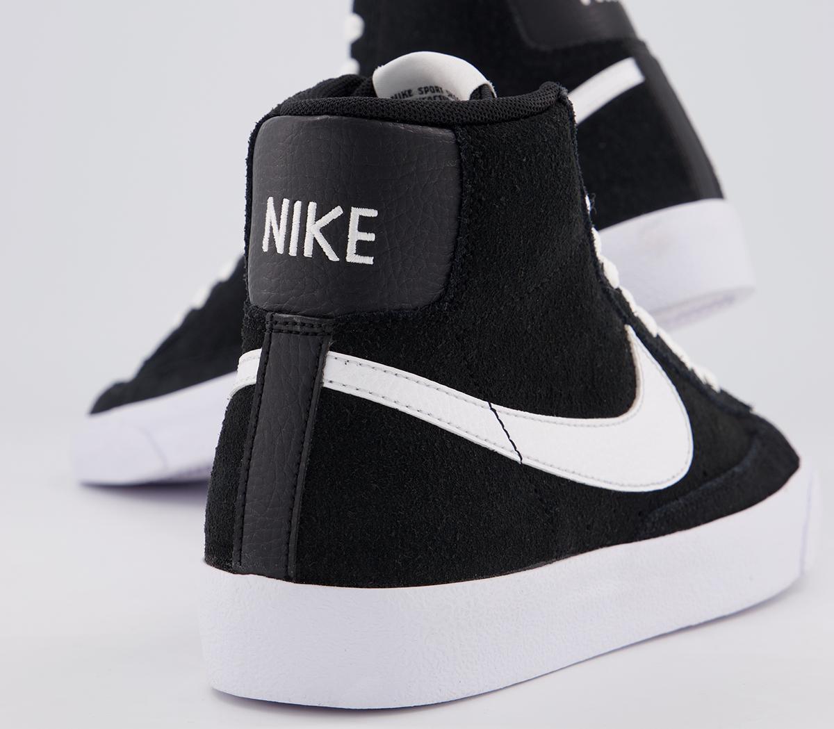Nike Blazer Mid '77 Gs Nike Blazer Mid '77 Gs Black White Suede