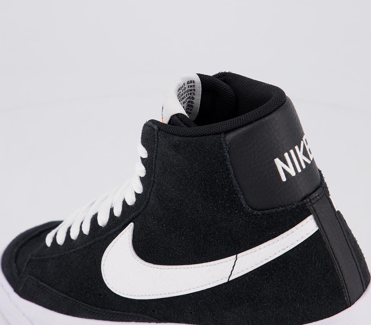 Nike Blazer Mid '77 Gs Nike Blazer Mid '77 Gs Black White Suede