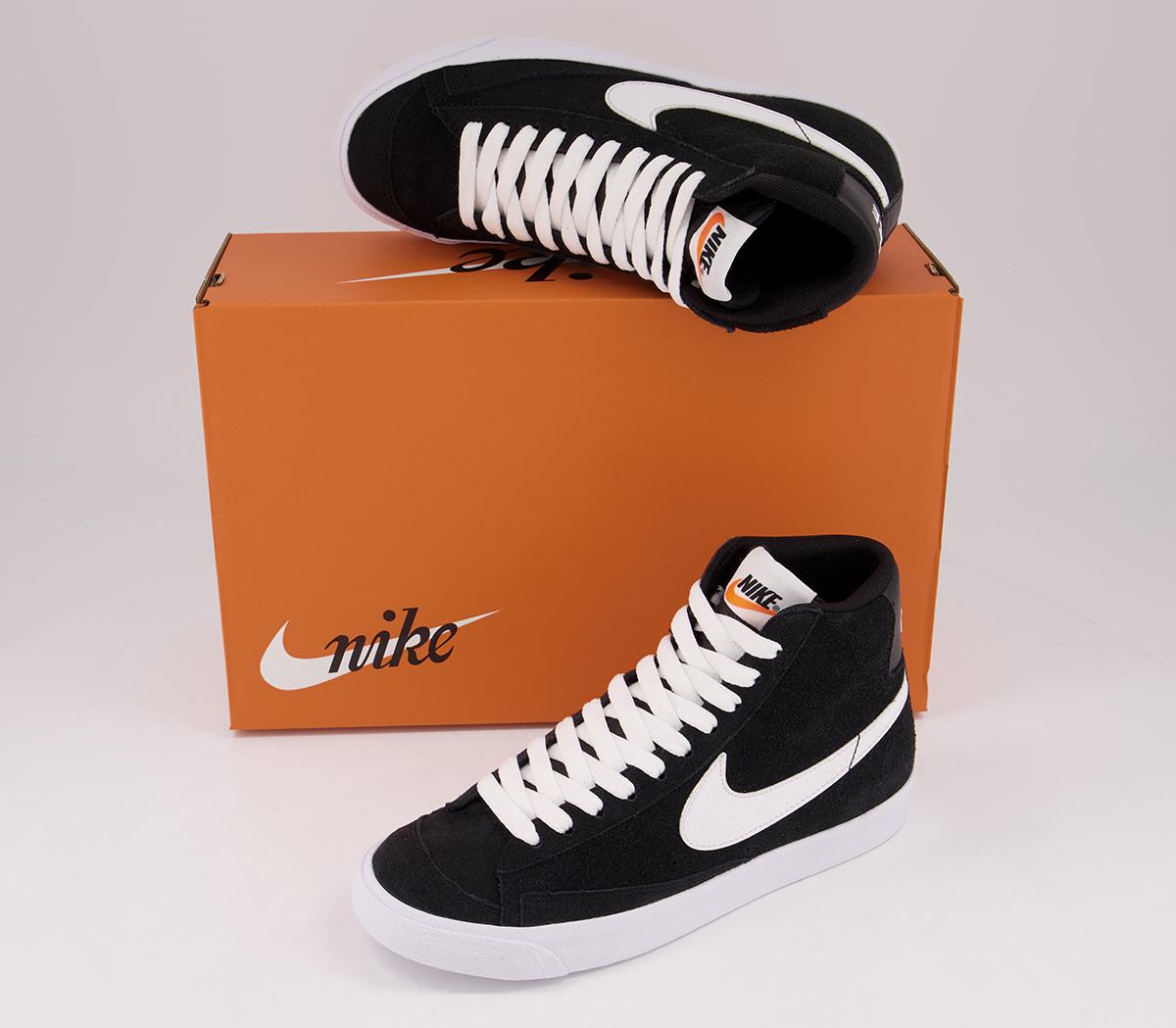 Nike Blazer Mid '77 Gs Nike Blazer Mid '77 Gs Black White Suede