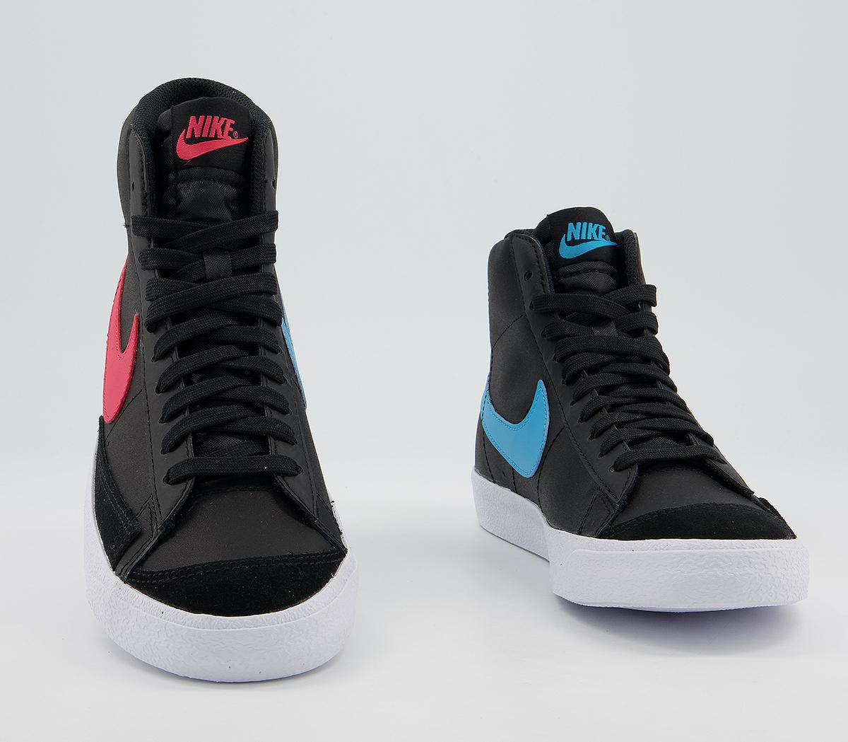 nike blazers black and blue