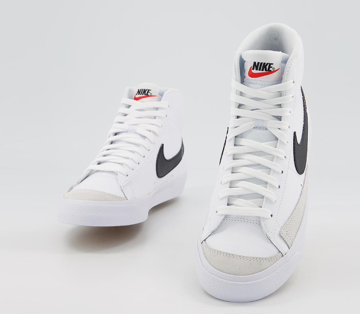 NikeBlazer Mid '77 Junior Trainers NikeBlazer Mid '77 Junior TrainersWhite Black