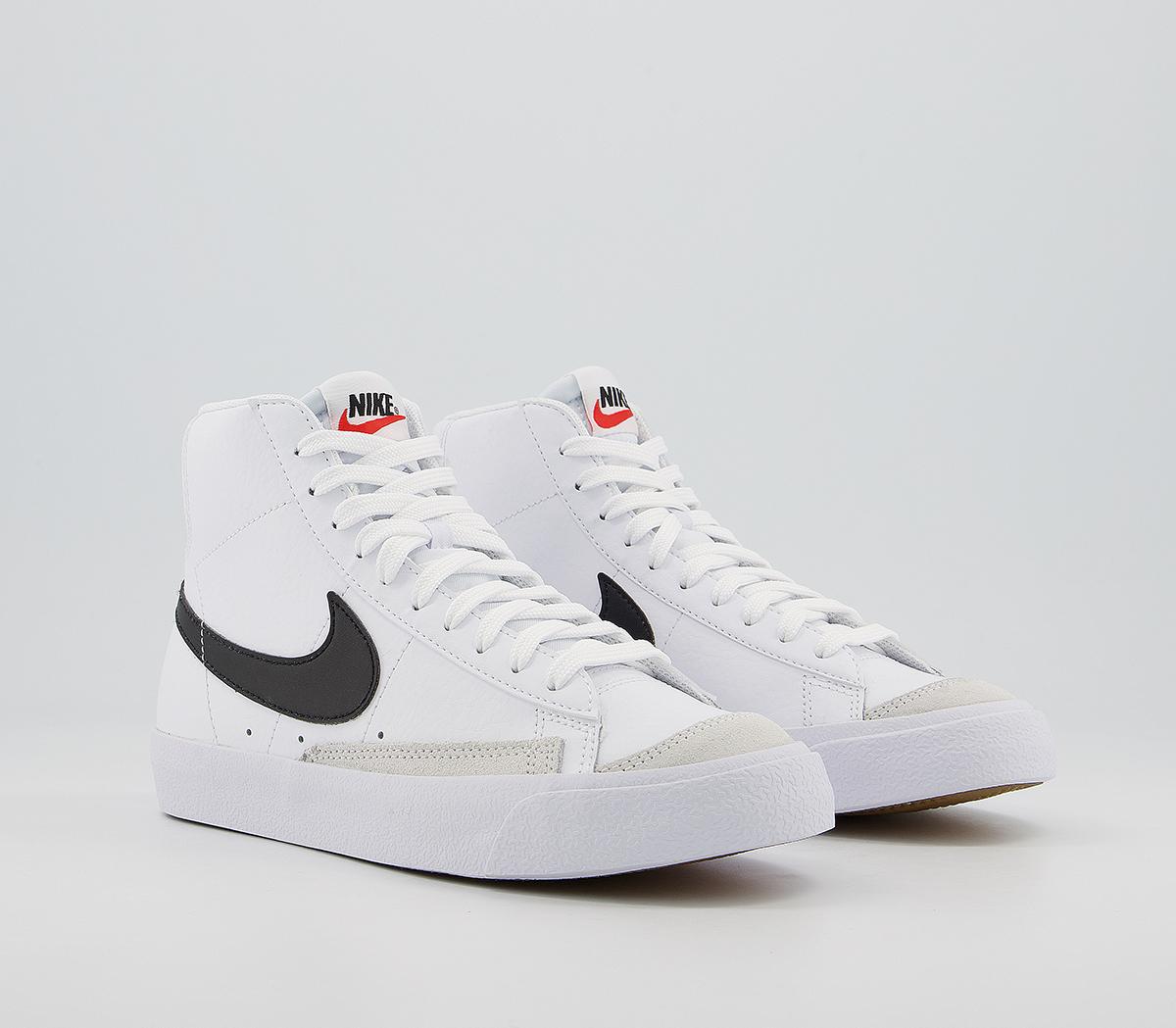 NikeBlazer Mid '77 Junior Trainers NikeBlazer Mid '77 Junior TrainersWhite Black