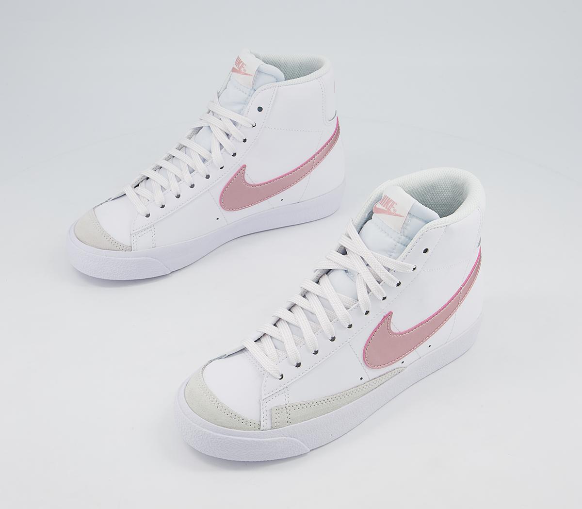 Nike Blazer Mid '77 Gs Trainers Nike Blazer Mid '77 Gs Trainers White Pink Glaze