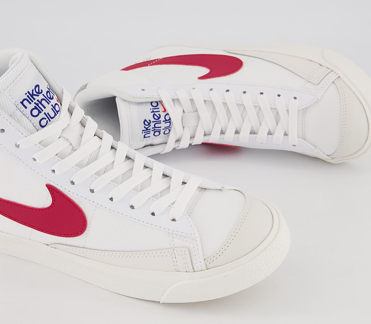Nike Blazer Mid '77 Gs Trainers Nike Blazer Mid '77 Gs Trainers White Gym Red Smoke Grey Phantom