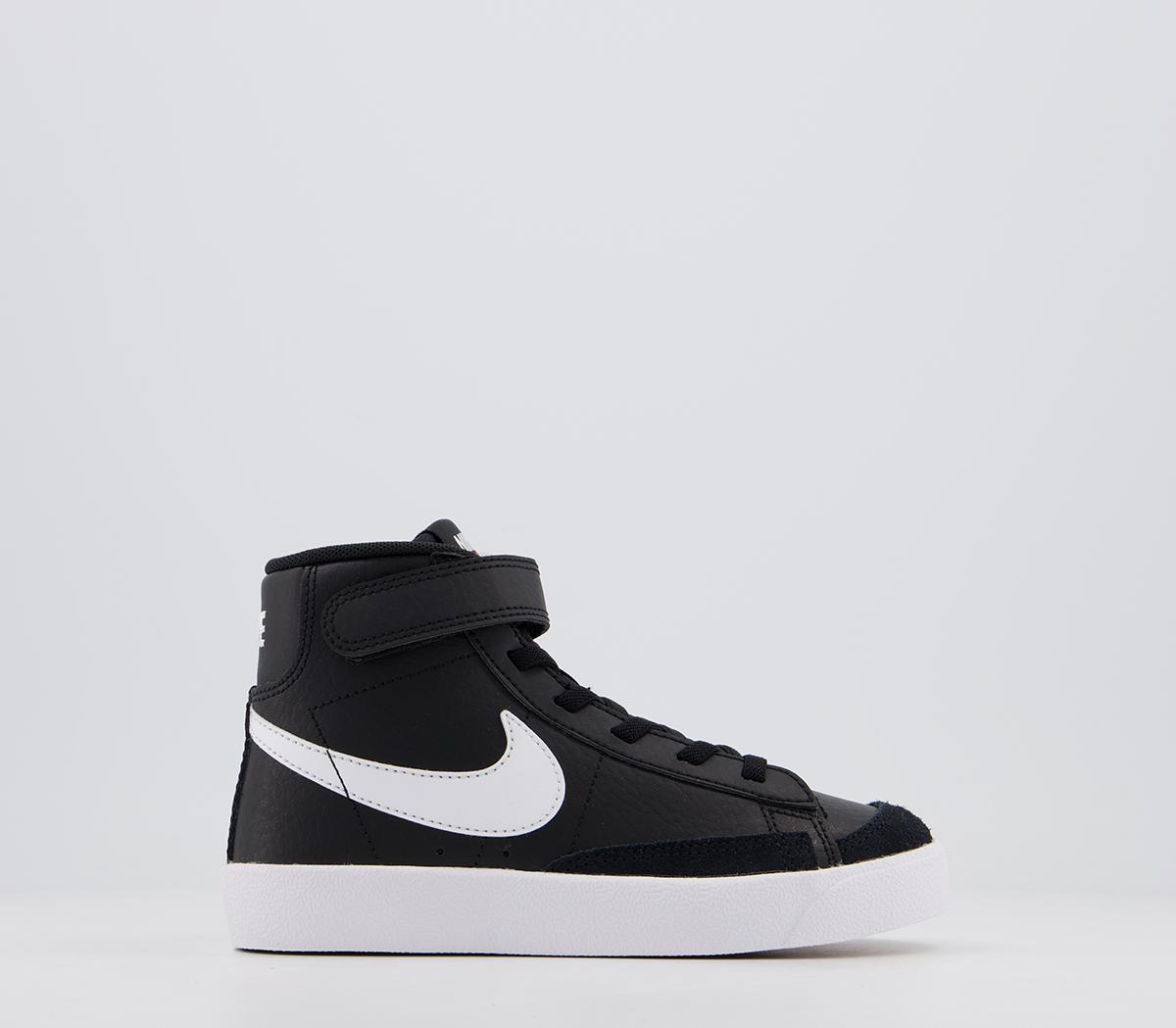 NikeBlazer Mid '77 Ps Trainers NikeBlazer Mid '77 Ps TrainersBlack Sail White Total Orange