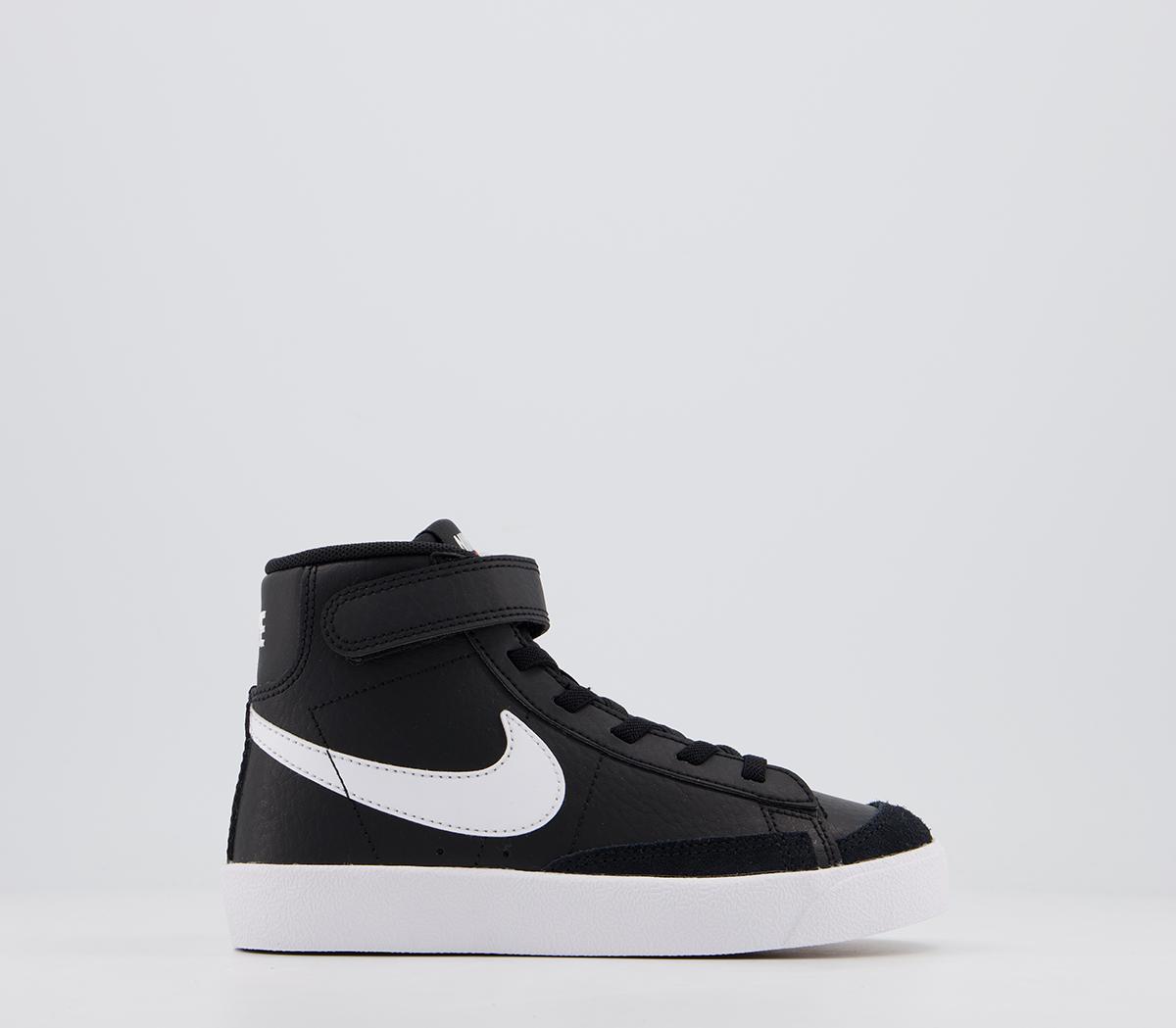 NikeBlazer Mid '77 Ps TrainersBlack Sail White Total Orange